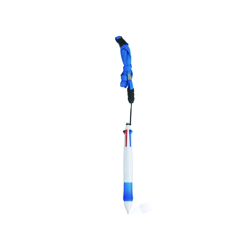 5 Color Ball Pen With Strap SG2851