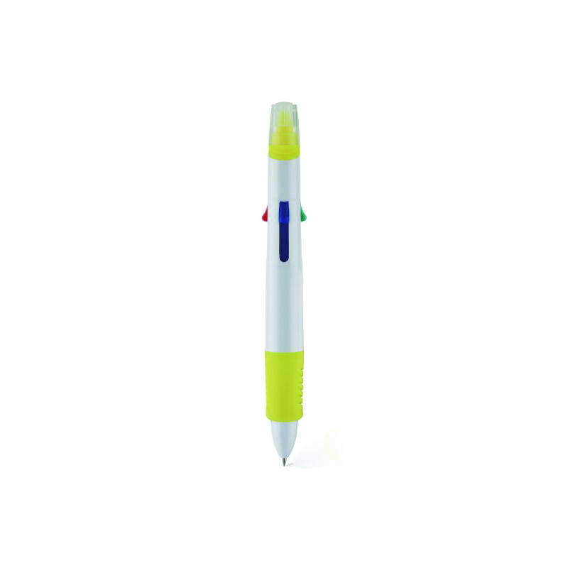 4 Color Plastic Ball Pen With Highlighter SGH2841